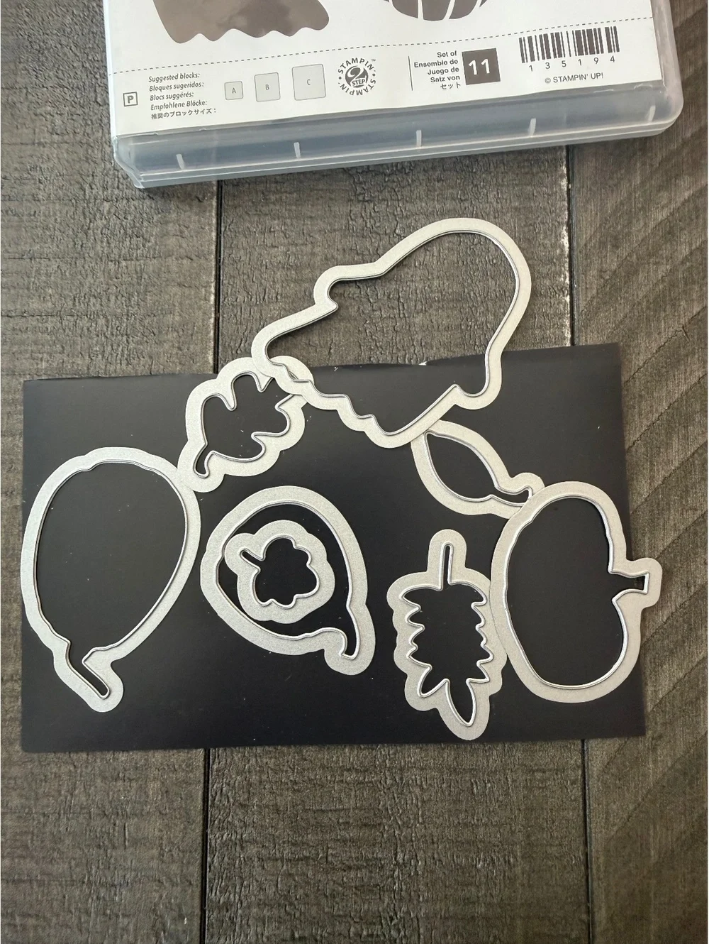 Stampin’ Up Fall Fest stamp set with die cuts